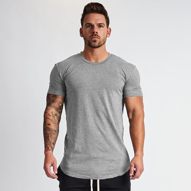 T-Shirt Fitness Homme Slim Fit – Coton Respirant Musculation