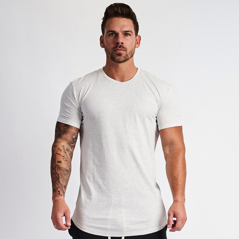 T-Shirt Fitness Homme Slim Fit – Coton Respirant Musculation