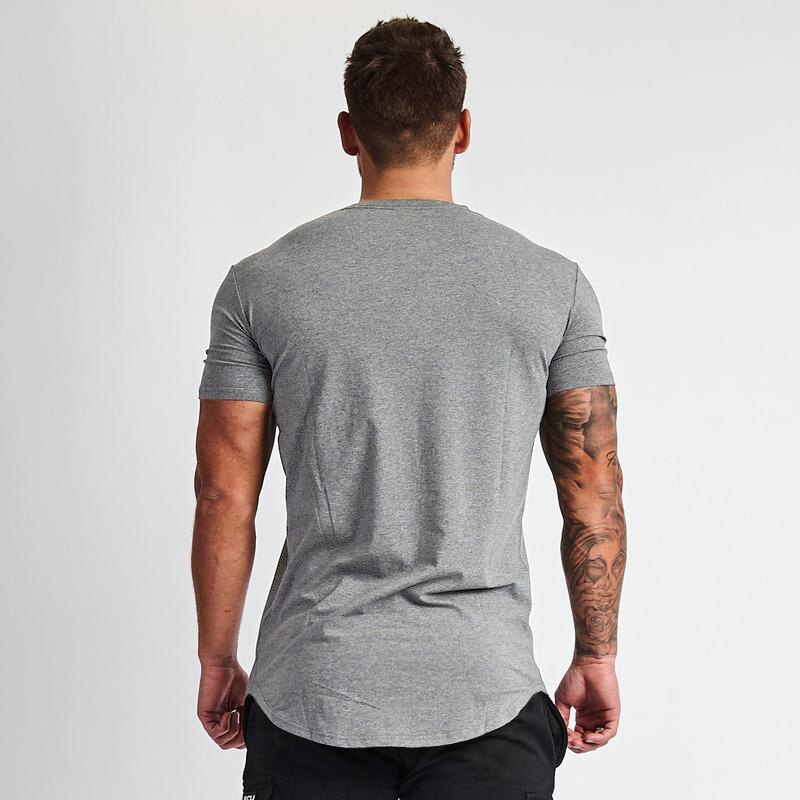 T-Shirt Fitness Homme Slim Fit – Coton Respirant Musculation