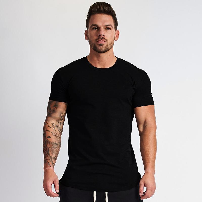 T-Shirt Fitness Homme Slim Fit – Coton Respirant Musculation