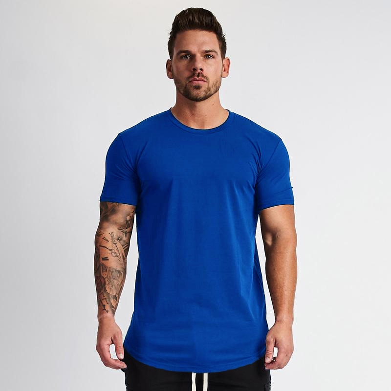 T-Shirt Fitness Homme Slim Fit – Coton Respirant Musculation